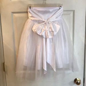 Chair cover, Bridal Wedding Shower, NWT, tulle and satin with bow